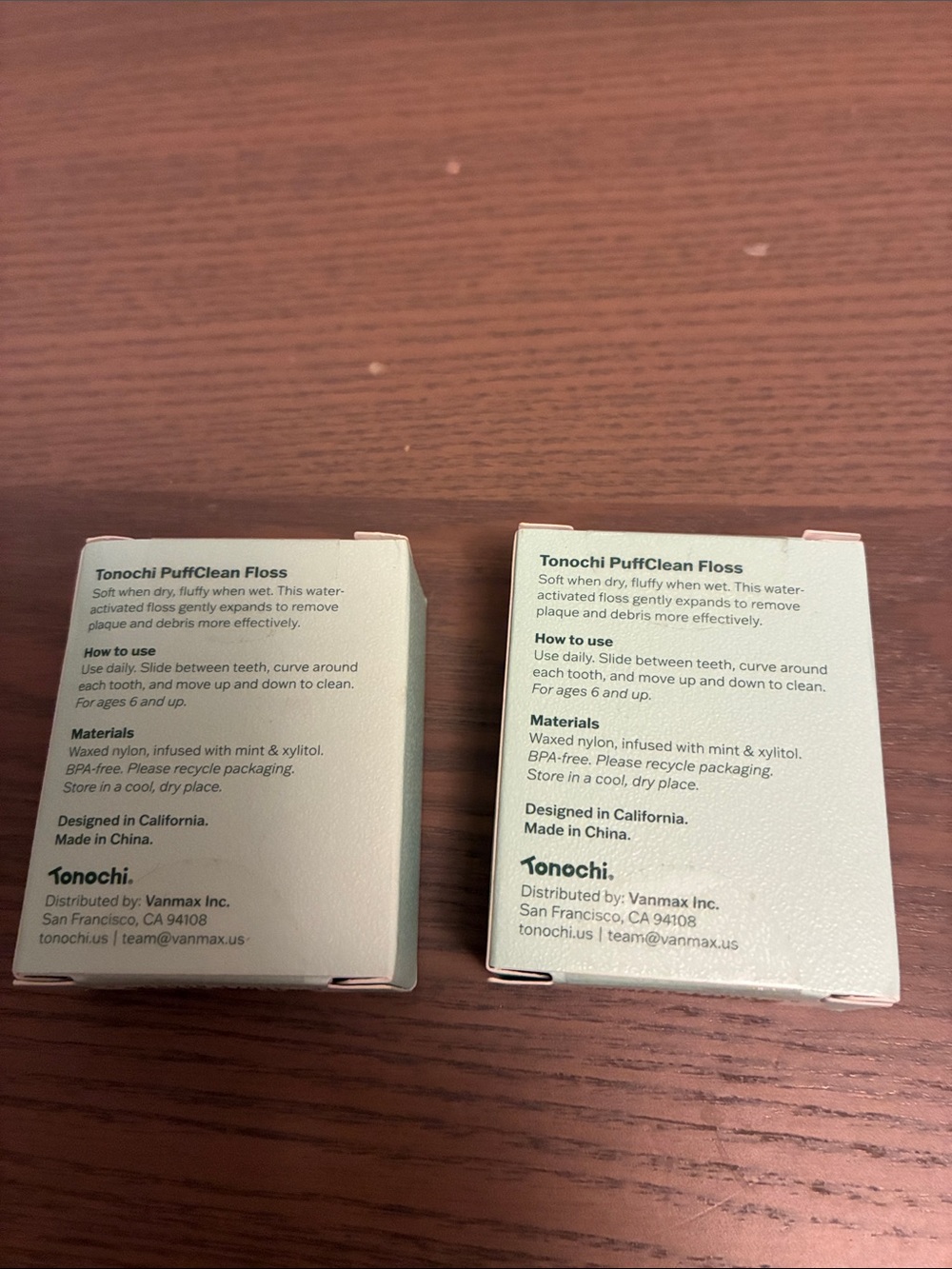 Tonochi PuffClean Floss - Mint Green (2 Boxes) new and sealed. - Picture 2 of 3